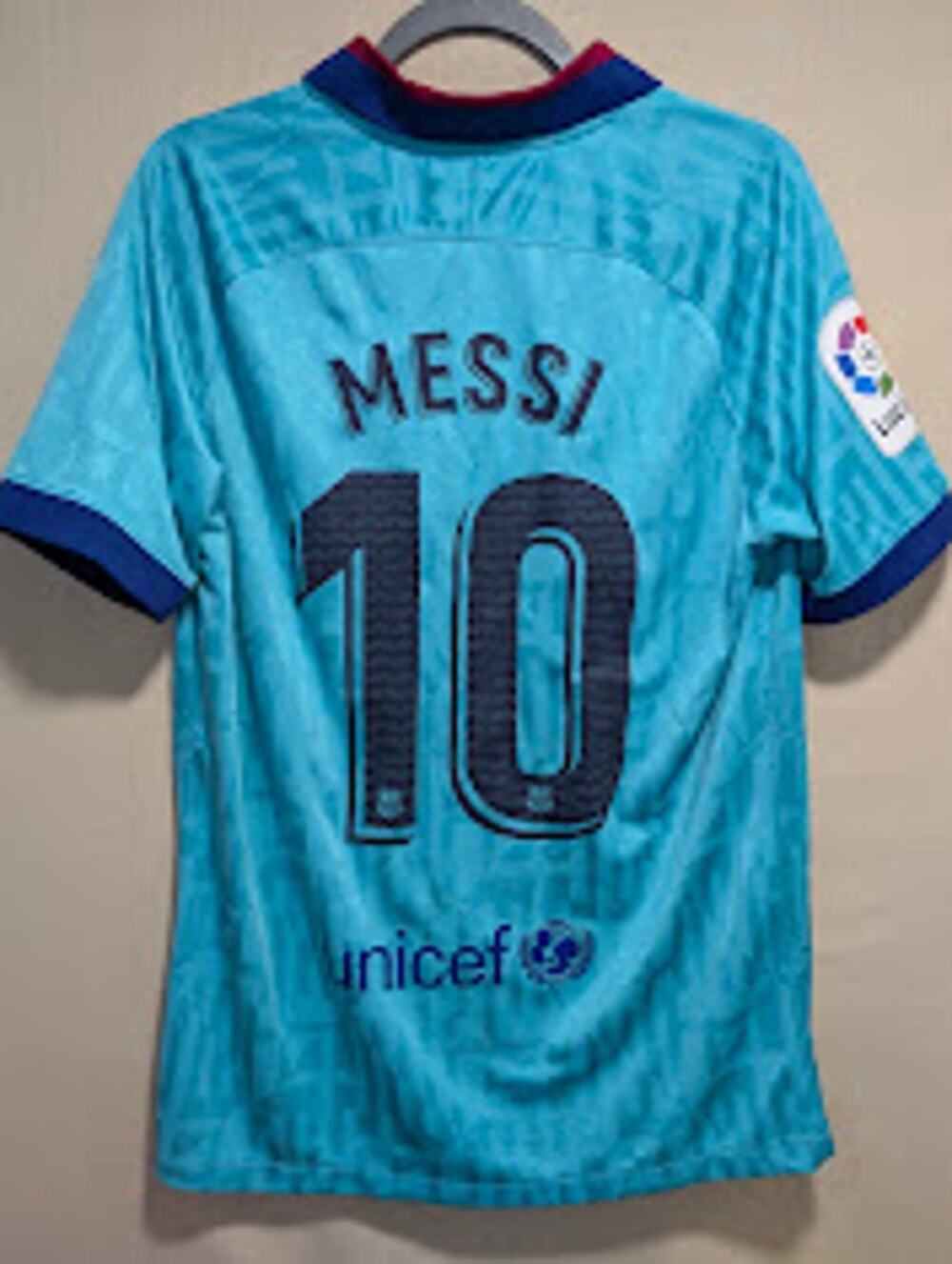 FC Barcelona 2019-20 Lionel Messi Third Jersey Men's Medium La Liga